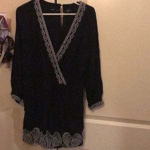 Ann Taylor black shorts romper